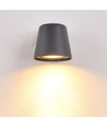 Applique murale Avero GU10 - Gris, IP65, intérieur/extérieur, sans source lumineuse