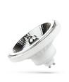 Spot LED 10W GU10 AR111 - blanc, angle 20°, 5 ans de garantie