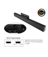 Rail LED triphasé 30/28/25W - 60 cm, noir