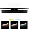 Rail LED triphasé 30/28/25W - 60 cm, noir