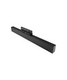 Rail LED triphasé 30/28/25W - 60 cm, noir