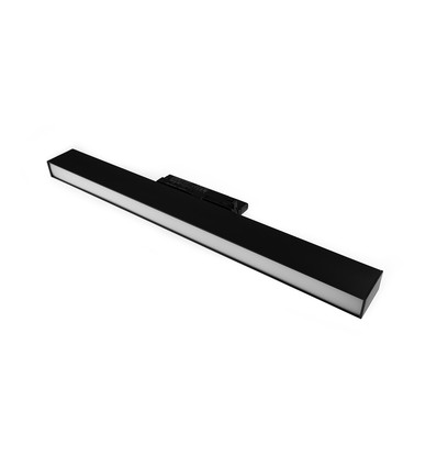 Rail LED triphasé 30/28/25W - 60 cm, noir