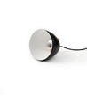 Suspension HOLM Noire Ø16cm - Douille E27, câble 2m, métal / bois