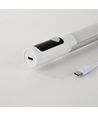 Éclairage de placard rechargeable - 38cm, blanc, capteur PIR, CCT, écran LCD