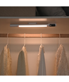 Éclairage de placard rechargeable - 38cm, blanc, capteur PIR, CCT, écran LCD