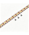 10m 9W/m CCT LED strip RA95 - 24V DC, 400 LED/m, 8mm large, 2m câble