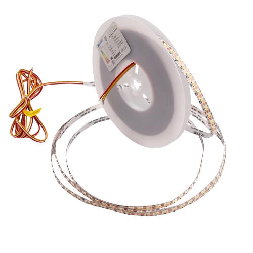 10m 9W/m CCT LED strip RA95 - 24V DC, 400 LED/m, 8mm large, 2m câble