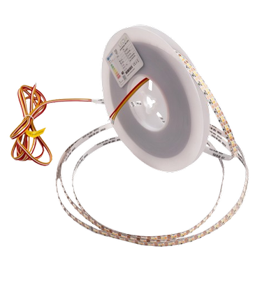 10m 9W/m CCT LED strip RA95 - 24V DC, 400 LED/m, 8mm large, 2m câble