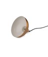 Suspension BIRK Laiton Brossé Ø19cm - Douille E27, câble 2m, Aluminium