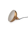 Suspension BIRK Laiton Brossé Ø24cm - Douille E27, câble 2m, Aluminium