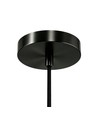 Suspension cylindre MALM E14 noir - câble 2m, avec rosace, sans source lumineuse