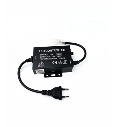 Variateur Zigbee 230V extérieur - Incl. embout, pour 230V Slim COB, étanche, fonction mémoire, compatible Hue, max 50m