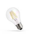 Ampoule LED E27 8,5W - A60, filament, verre clair