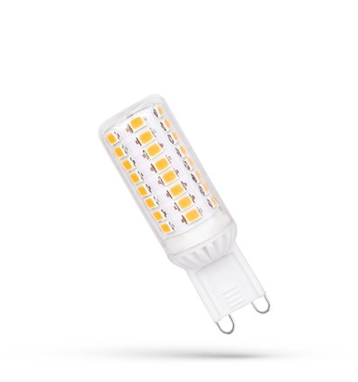 Ampoule LED G9 4,5W - 3000K, angle 300°, 5 ans de garantie