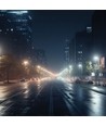 Lampadaire LED 50W - Ø60 mm, IP65, IK09, gris, 5 ans de garantie
