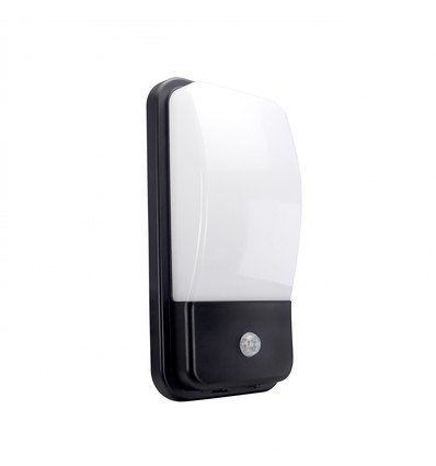 Applique murale LED 20W avec capteur - 4000K, IP54, détecteur de mouvement, extérieur