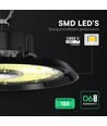 High Bay LED V-Tac 150W, 155lm/W - IP65, 4000K, Puce Cree, Garantie 6 ans
