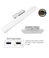 Rail LED monophasé 30/28/25W - 60 cm, Blanc, 1F2W