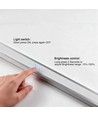 Éclairage LED tactile pour placard 120cm - À encastrer, 12V DC, 8W