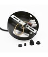 GLOBE Suspension Noire Ø20cm - Douille E27, câble 2m, métal