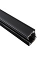 Kit rail triphasé BASIC - 1m, Noir, 3 spots, GU10, sans ampoule