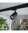 Kit rail triphasé BASIC - 1m, Noir, 3 spots, GU10, sans ampoule