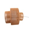 Suspension marron Ø40cm - Douille E27, câble 2m, cordon en papier