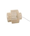 Suspension Beige Ø30cm - Douille E27, câble 2m, corde de papier tressée