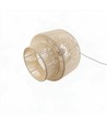 Suspension Beige Ø30cm - Douille E27, câble 2m, corde de papier tressée
