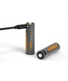 Lot de 2 piles AA Li-ion rechargeables, 1,5V - 2200mAh, port USB-C, protection thermique