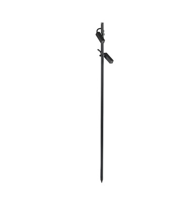 V-Tac 4W double spot LED sur piquet - Aluminium noir, 4000K, extérieur
