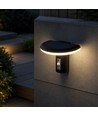 Borne LED solaire 2W avec capteur - IP54, 3000K, noir