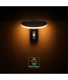 Borne LED solaire 2W avec capteur - IP54, 3000K, noir