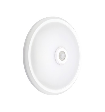 Plafonnier LED avec détecteur 12W, CCT - 3 couleurs, capteur PIR, 6 ans de garantie, Cree, rond, blanc