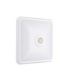 Plafonnier LED 12W avec détecteur PIR - Puce Cree, carré, blanc, 3-en-1