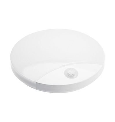 V-Tac 15W Applique murale LED extérieure avec détecteur - Ronde, blanche, puce Cree, CCT
