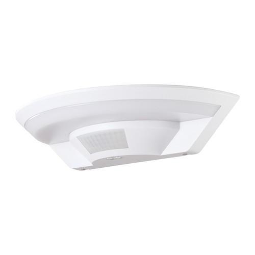 Applique murale LED extérieure 10W avec détecteur PIR - Blanc, 4000K, Puce Cree