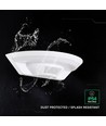 Applique murale LED extérieure 10W avec détecteur PIR - Blanc, 4000K, Puce Cree
