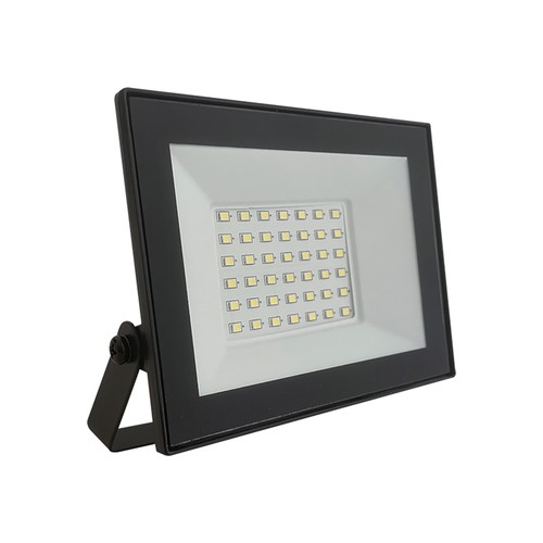 V-Tac 30W Projecteur LED - Noir, 6500K, Slimline