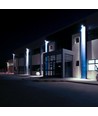 V-Tac 30W Projecteur LED - Noir, 6500K, Slimline