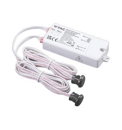 V-Tac Double capteur IR 2-en-1 - Max 1000W LED, interrupteur par porte ou mouvement de la main
