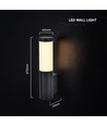 V-Tac 6W Applique murale LED - IP44, 3000K, extérieur
