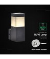 V-Tac Applique murale GU10 - Noir, IP44 extérieur