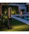 V-Tac Borne lumineuse LED 24W, 80cm - IP54, 3000K, extérieur
