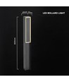 V-Tac Borne lumineuse LED 24W, 80cm - IP54, 3000K, extérieur