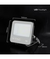 Projecteur LED 50W - 185 lm/W, puce Cree, noir, garantie 6 ans