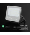 Projecteur LED 50W - 185 lm/W, puce Cree, noir, garantie 6 ans