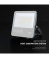 V-Tac 100W Projecteur LED - 185lm/W, Puce Cree, Boîtier Noir, 6 Ans de Garantie