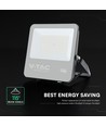 V-Tac 100W Projecteur LED - 185lm/W, Puce Cree, Boîtier Noir, 6 Ans de Garantie