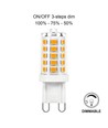 Ampoule LED G9 3W dimmable 3 niveaux